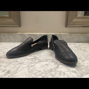 Lucky Brand Womens Cahill Crashback Leather Flats